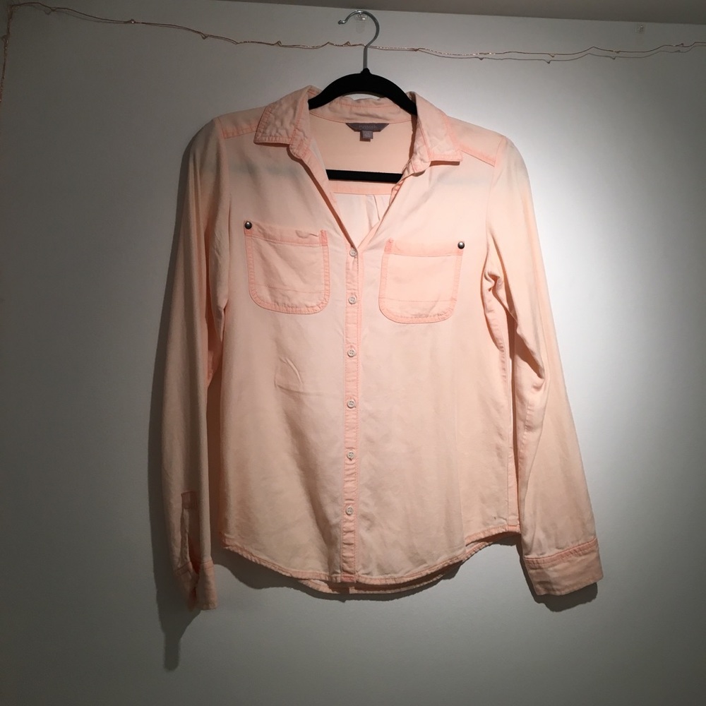 Nordstrom Rubbish Creamsicle Button-Up