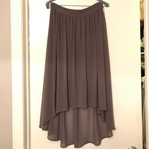 High low skirt
