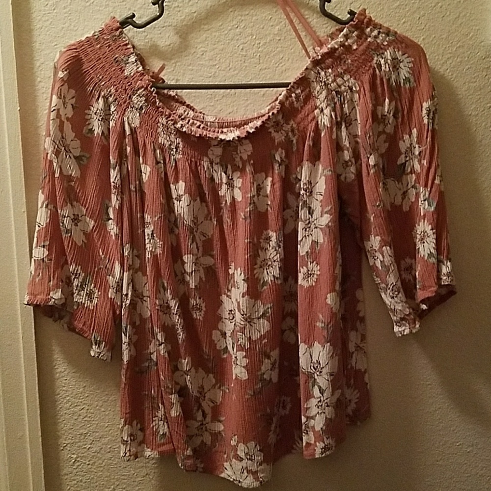 Pink floral Blouse