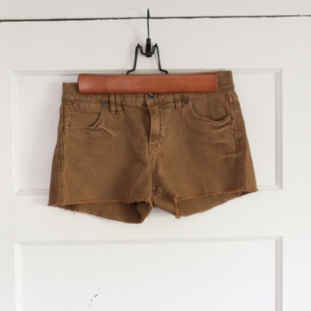 Madewell Midrise Brown Shorts