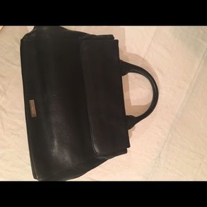Halogen Satchel, leather