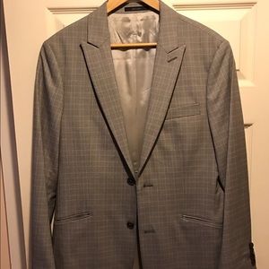 Express Producer 38R grey suit