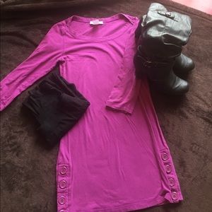 Sexy Purple stretchy dress/shirt 🔥