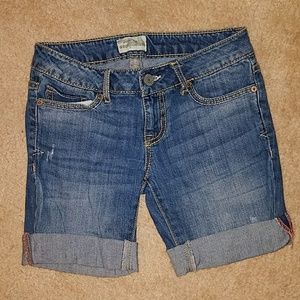Aeropostale Bermuda Jean Shorts
