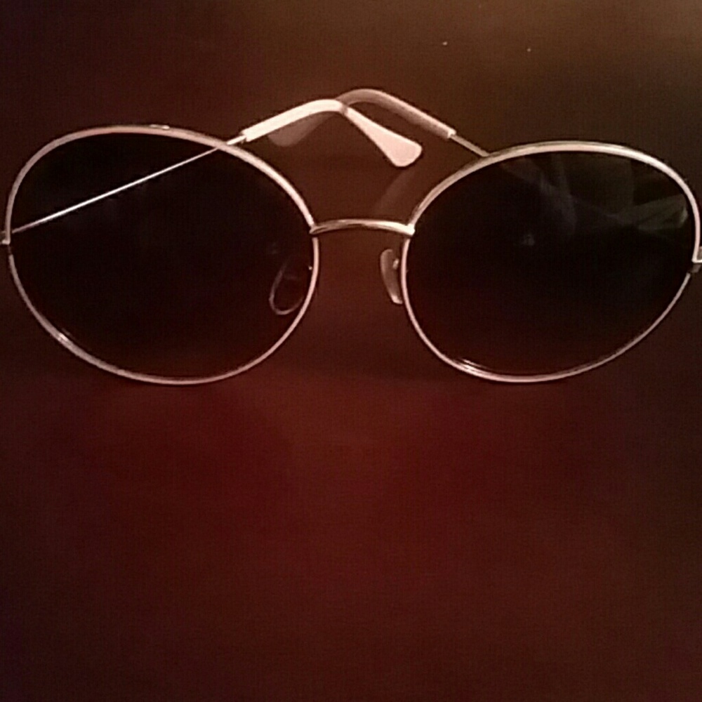 Pink Rimmed Sunglasses - Picture 2 of 2