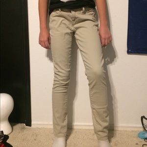 Beige Jeans