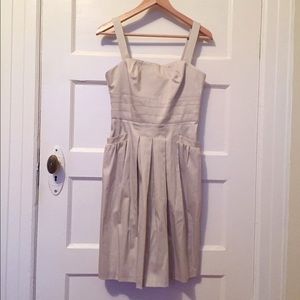 Khaki sleeveless dress