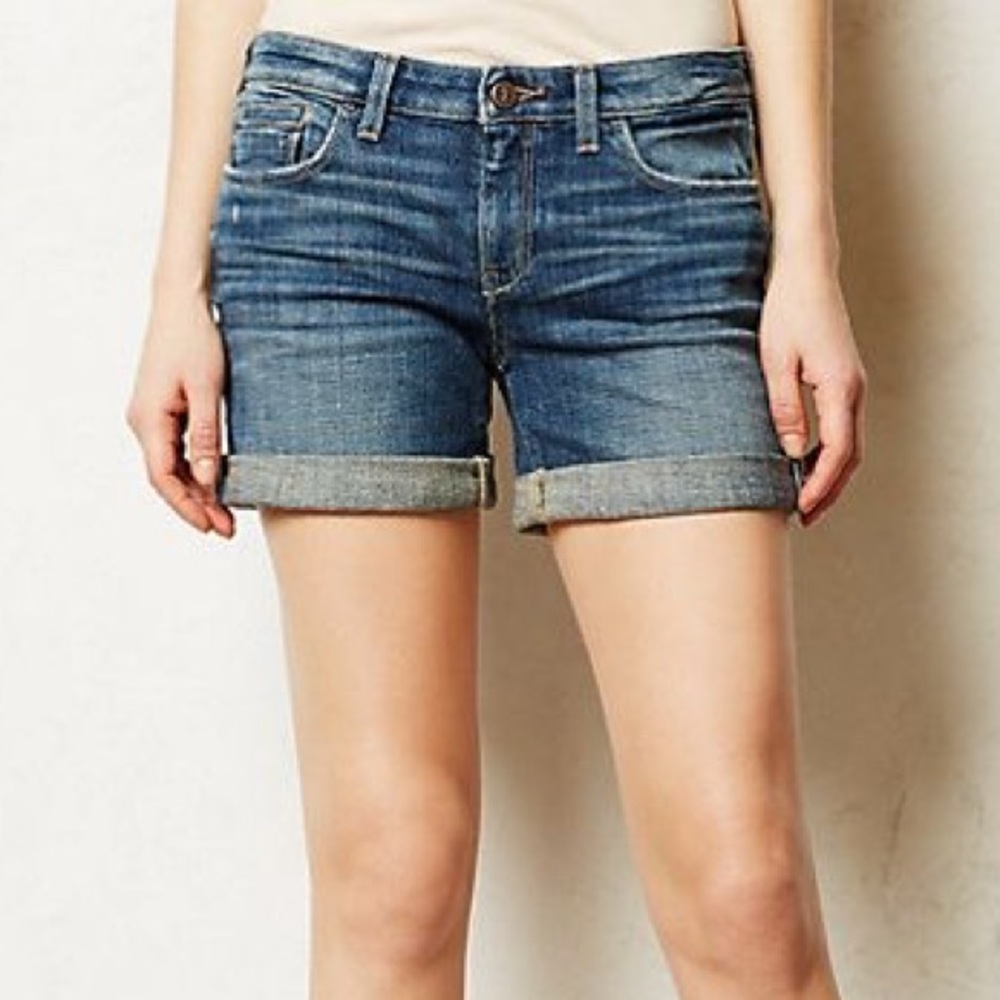 Pilcro and the Letterpress Jean Shorts