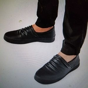 zara laceless sneakers