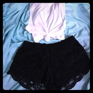 Lace Black Shorts ☀️😎