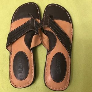 New Leather Born Sandals/thongs. Never been worn!