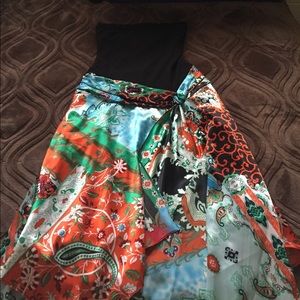 Cache strapless dress