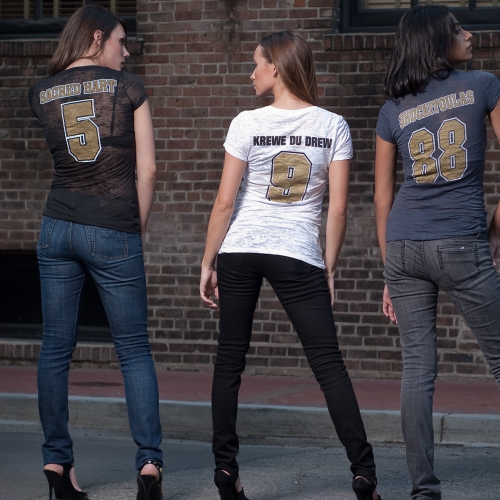 New Orleans Saints tissue tee