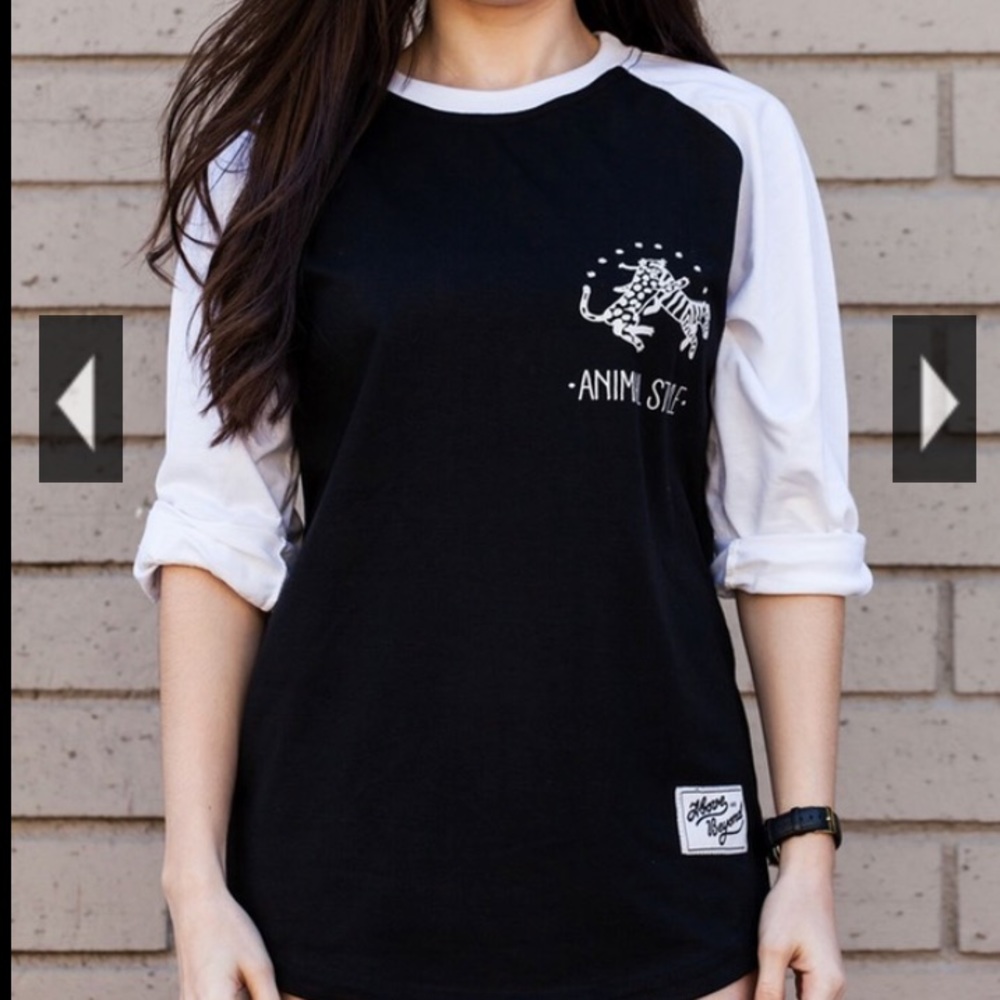 Above and Beyond Traditional Animal Baseball Tee