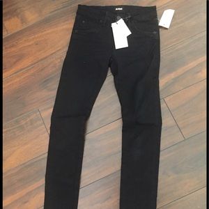 Girl Hudson Jeans Black slim fit sz10