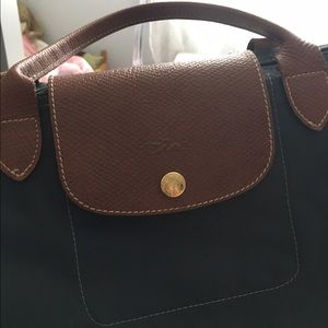 Longchamp large le pliage fold-up handbag