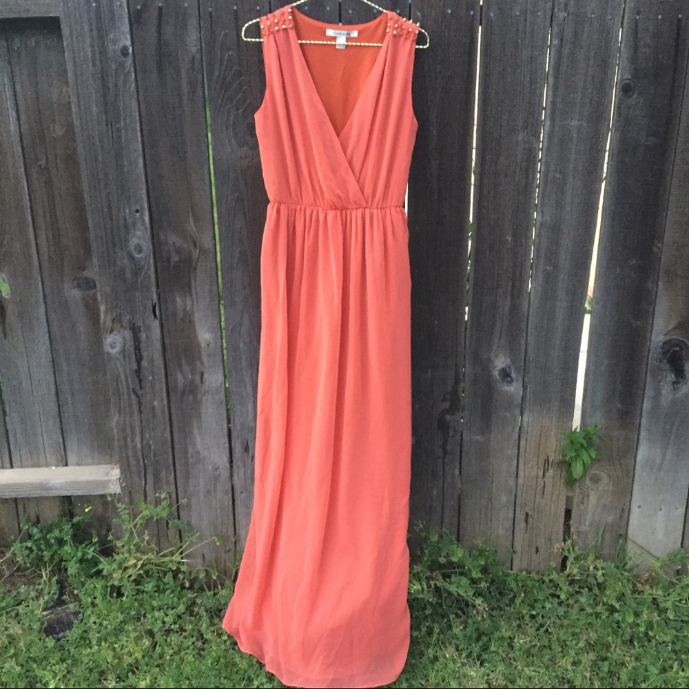 Orange Maxi Dress