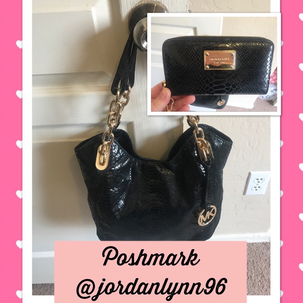 MICHAEL KORS Snakeskin Double Bundle