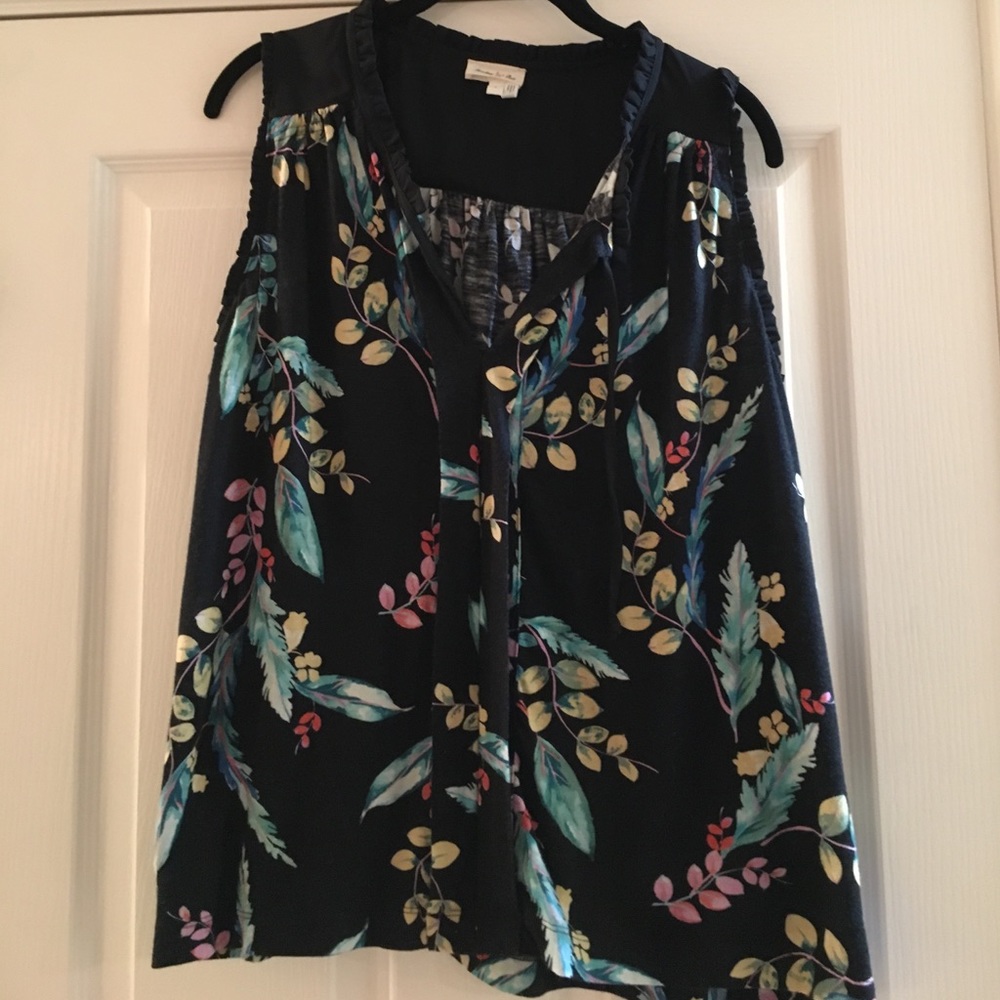 Anthropology sleeveless top