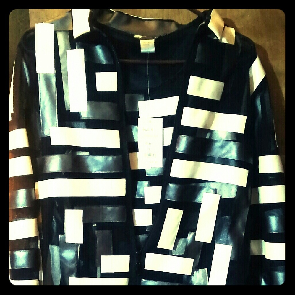 matching set jacket and sleeveless top