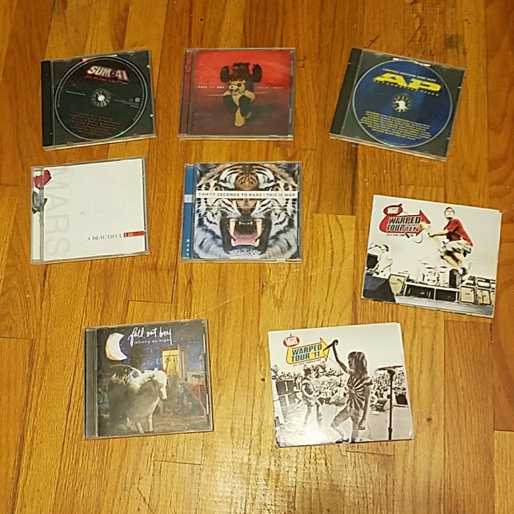8 CDs (Can list individually)