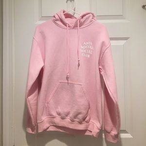Antisocial club pink hoodie. GENUINE.