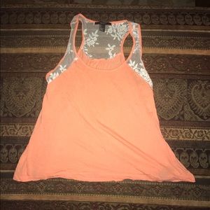 Flowy tank with Lace detail