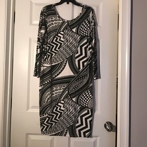 Asos black and white dress...