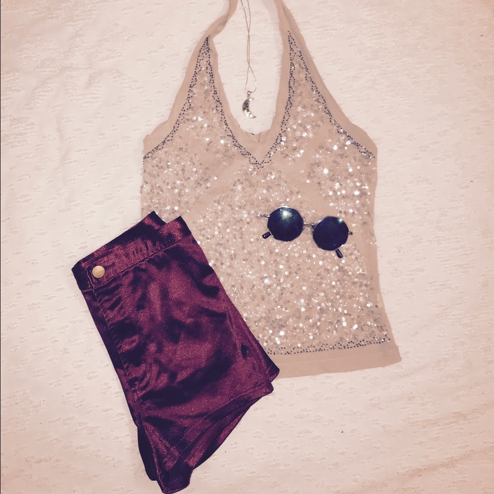 The Limited sparkle halter