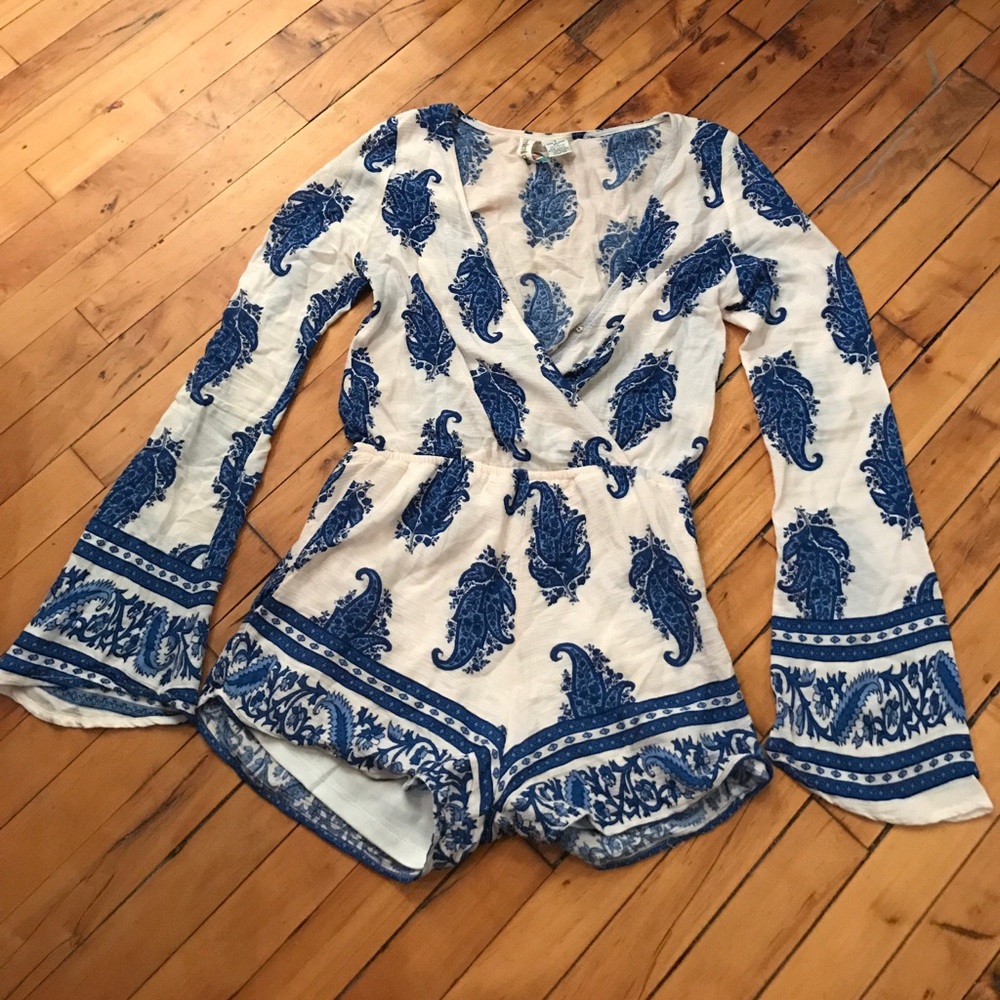 Long Sleeve Romper - Small
