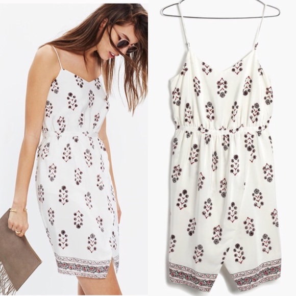 Madewell Silk Sandstar Dress - Picture 1 of 4