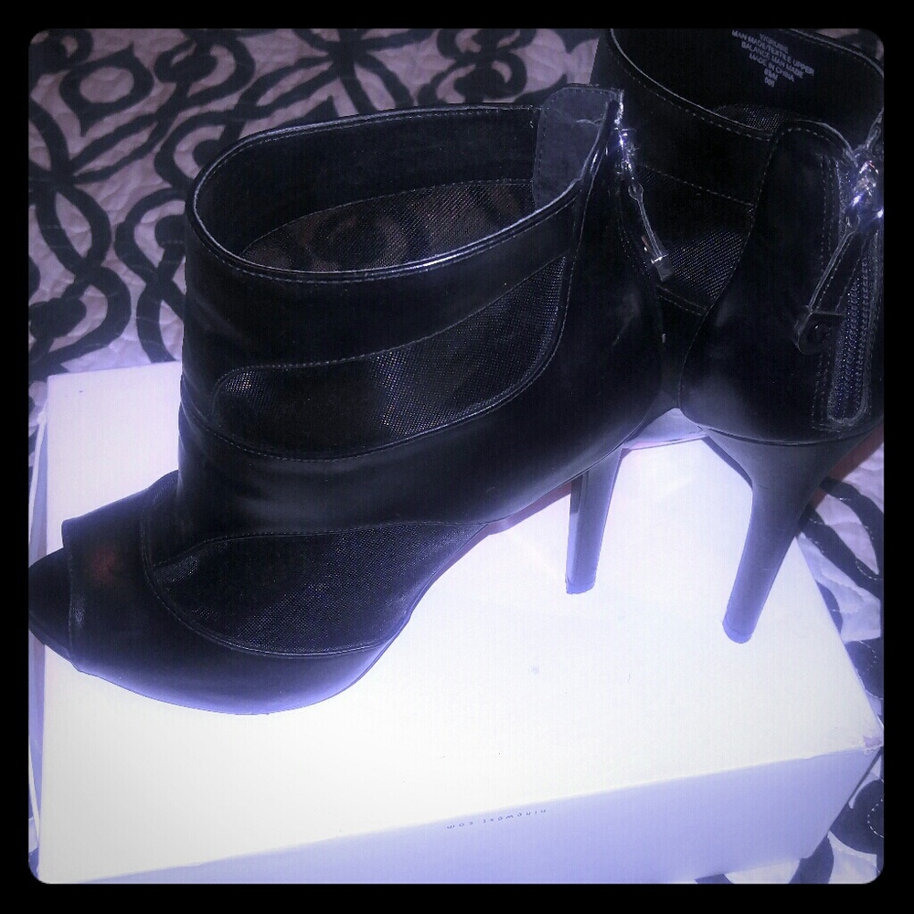 Guess Peep Toe Booties