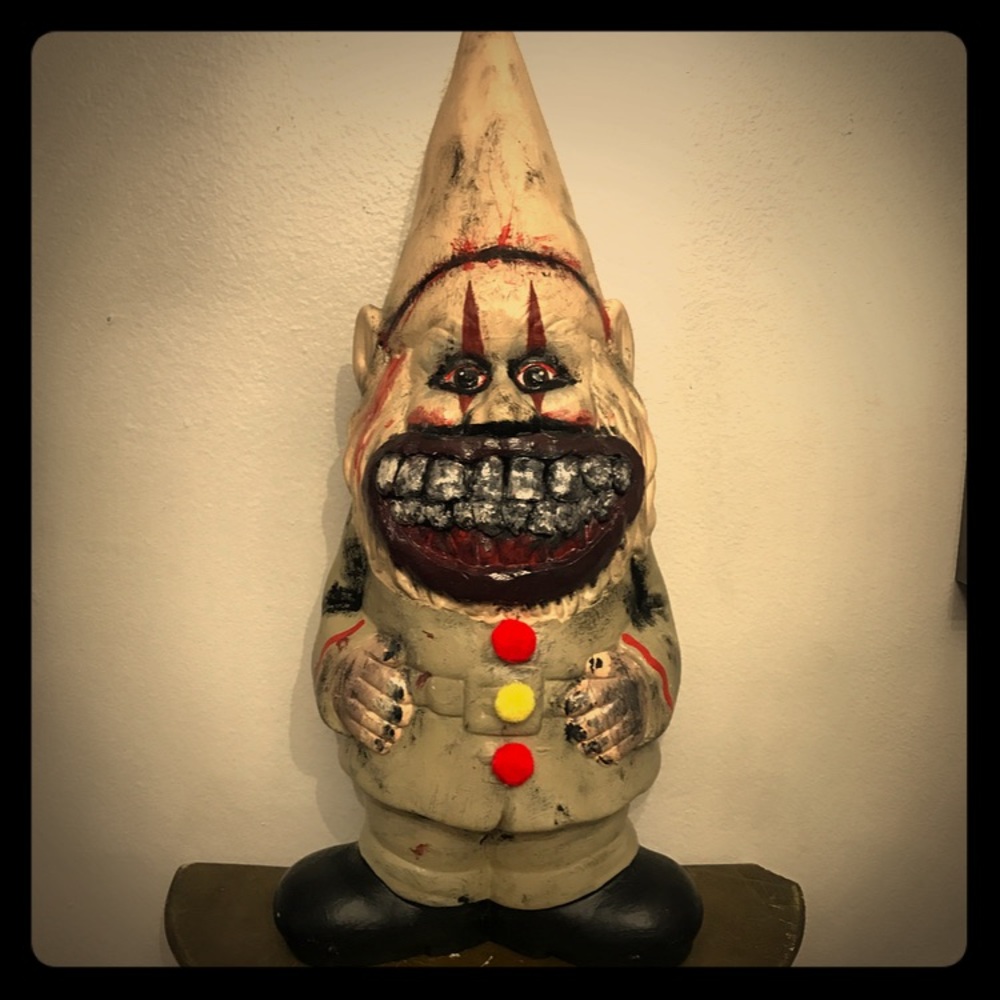 15 in hand painted twisty gnome