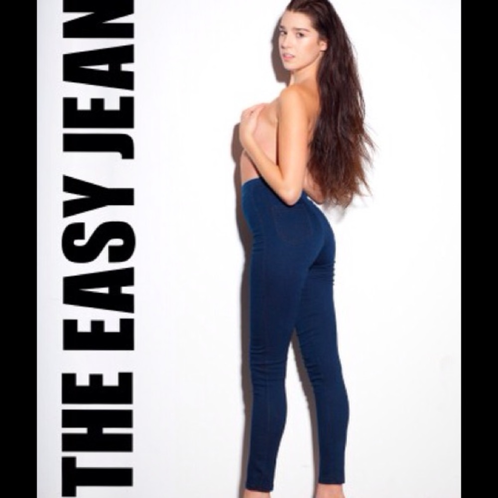 Dark Blue American Apparel Easy Jean