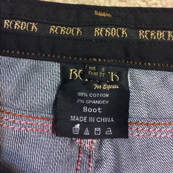 Re Rock By Express Boot Cut Jeans - Picture 3 of 4