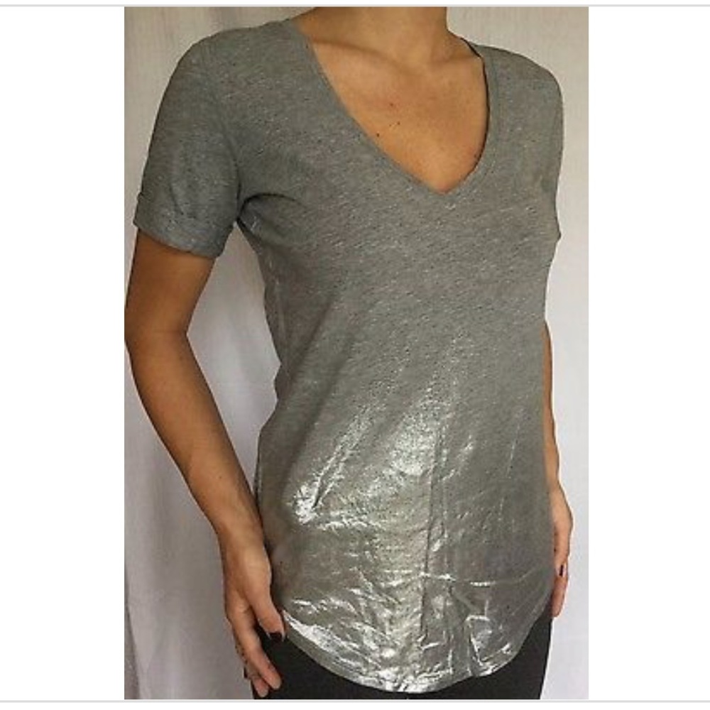 NWOT rare lululemon love tee in grey silver SZ 4