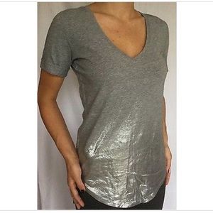 NWOT rare lululemon love tee in grey silver SZ 4
