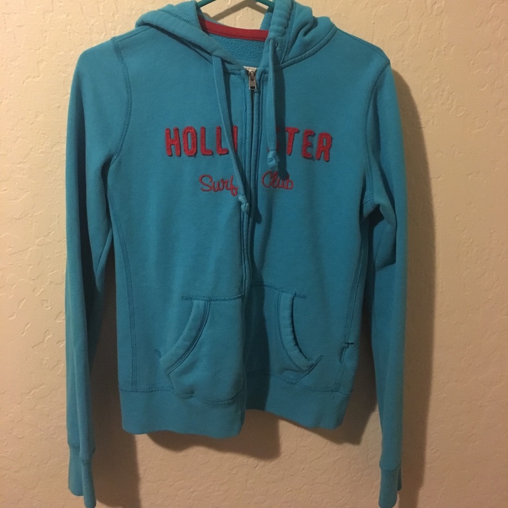 Blue Hollister jacket