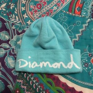 Diamond Supply Co. Tiffany blue beanie