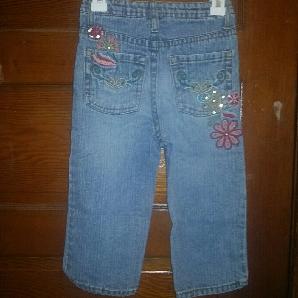 Girls crop jeans