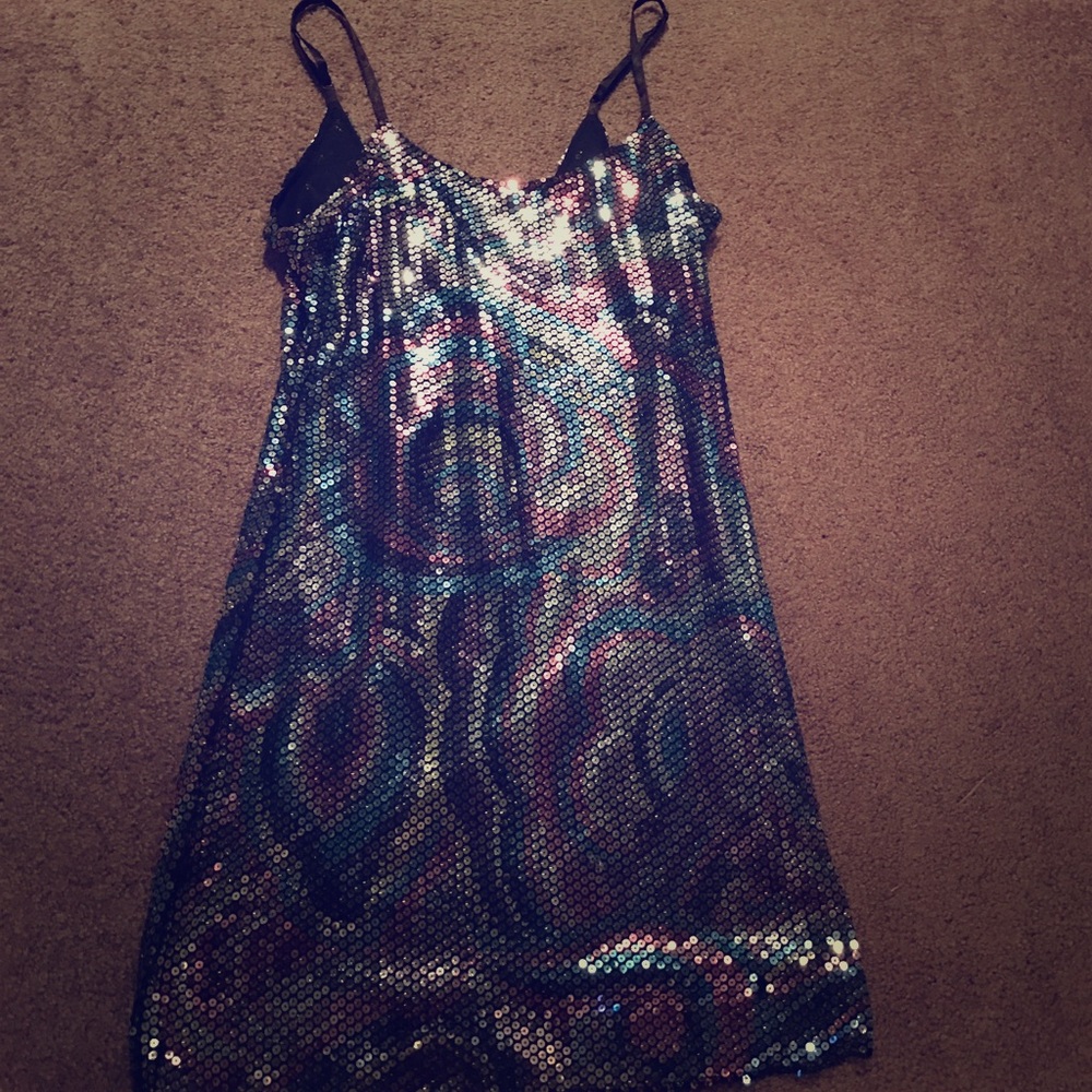 Rainbow Swirl Party Dress