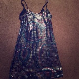 Rainbow Swirl Party Dress