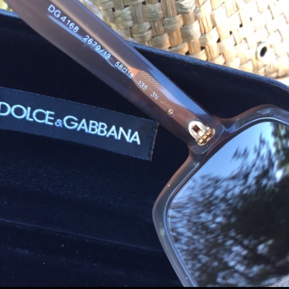 Dolce & Gabanna Taupe gold accent with grey lens main image 5