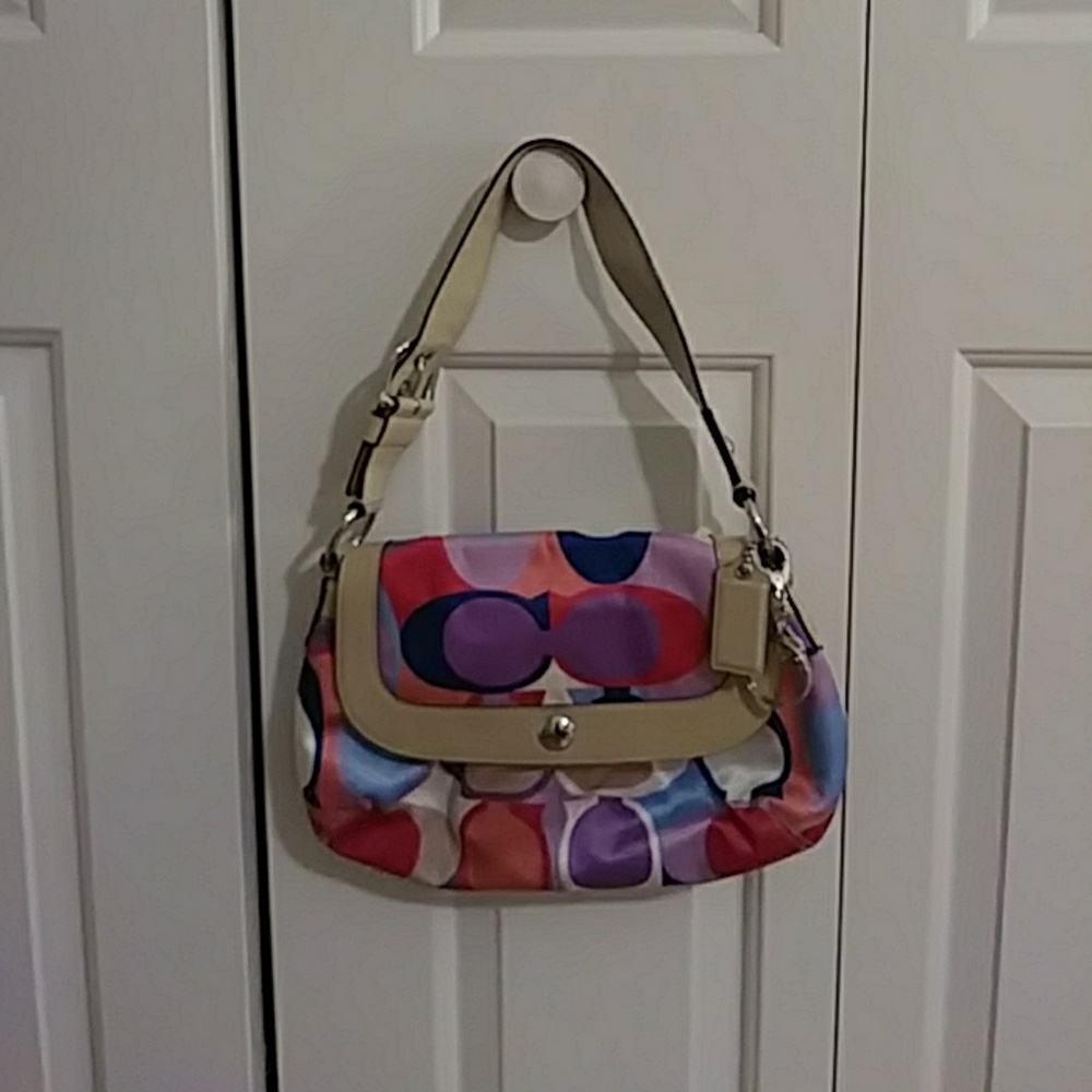 Coach Limited Edition Colorblock Hamptons Satchel