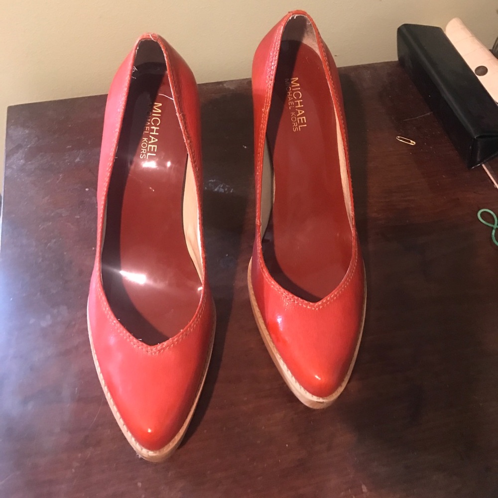 Michael Kors Orange Heels