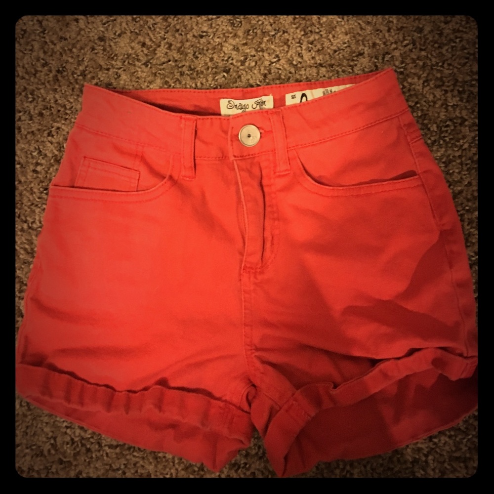 High waisted Red Shorts ✌️
