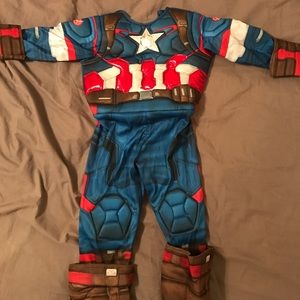5T Captian America Halloween Costume