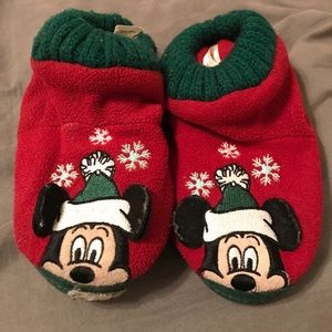 Mickey Christmas Slippers