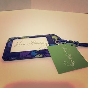 NWT Vera Bradley Luggage Tag in Indigo Pop