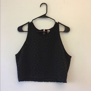 Black Crop Top